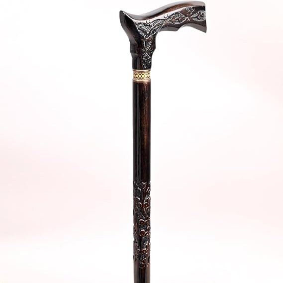 Beautiful Engraved Walking Stick for Men/Women, Walking Cane for The Elderly