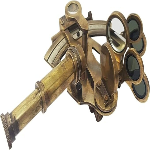 Brass Nautical - Sextant Brass Navigation Instrument Sextante Navegacion Marine Sextant